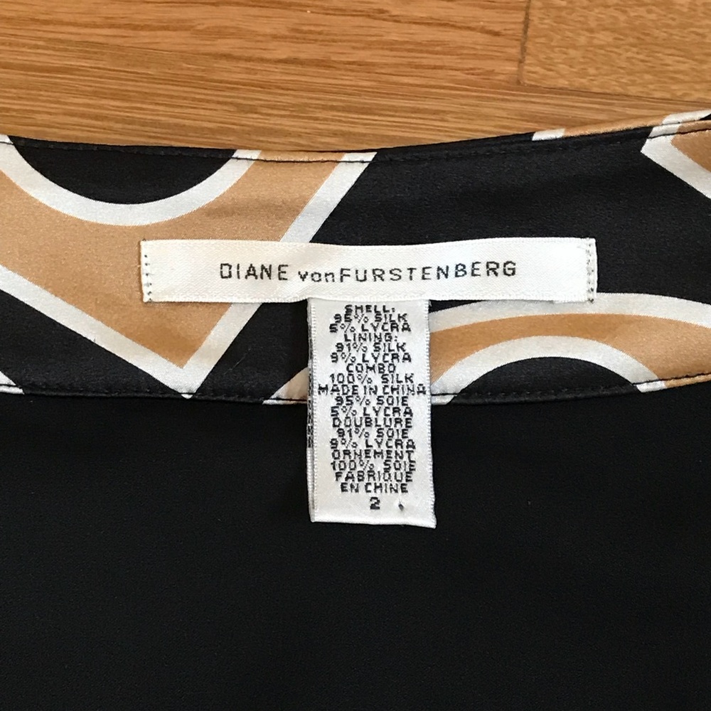 DVF Lanii Silk Wrap Dress Size 2 - Picture 6 of 7